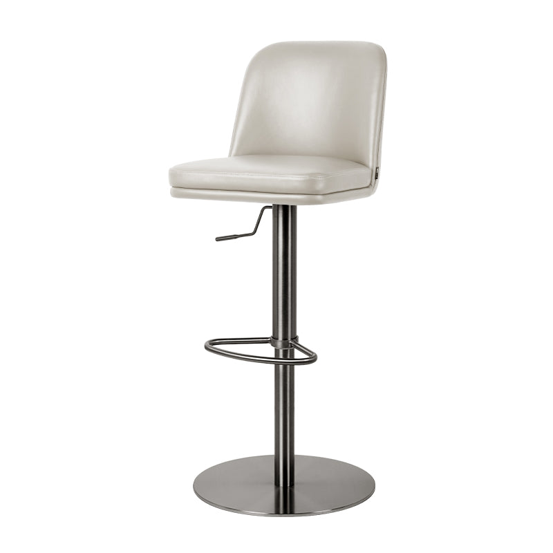 Plain-grain cowhide bar chair HD-7509 by Heduedmobel, featuring a stylish design and comfortable seating.