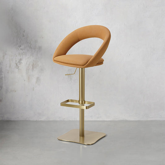 Meirou PU Leather bar chair by Heduedmobel, featuring a sleek design and comfortable cushioning in a modern setting.