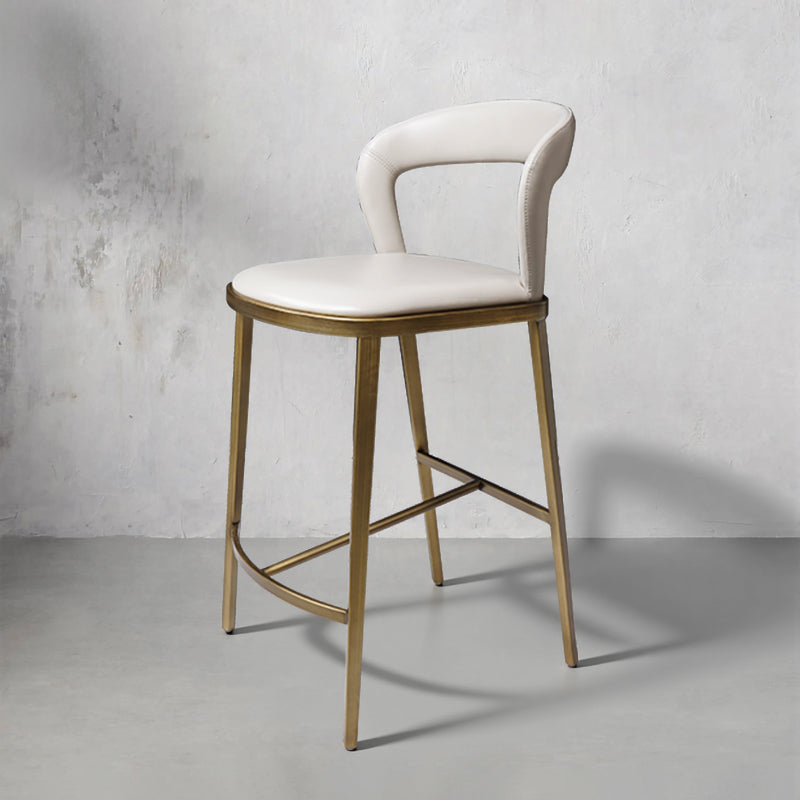 Meirou PU Leather HD-771 bar chair with sleek design and comfortable seating, showcasing elegant craftsmanship and rich texture.