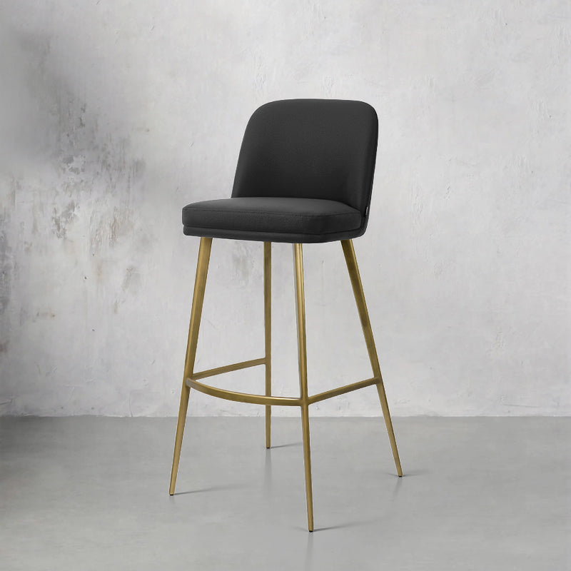 Heduedmobel HD-7767 Meimei PU leather bar chair with modern design and sturdy metal frame, shown in a stylish interior setting.