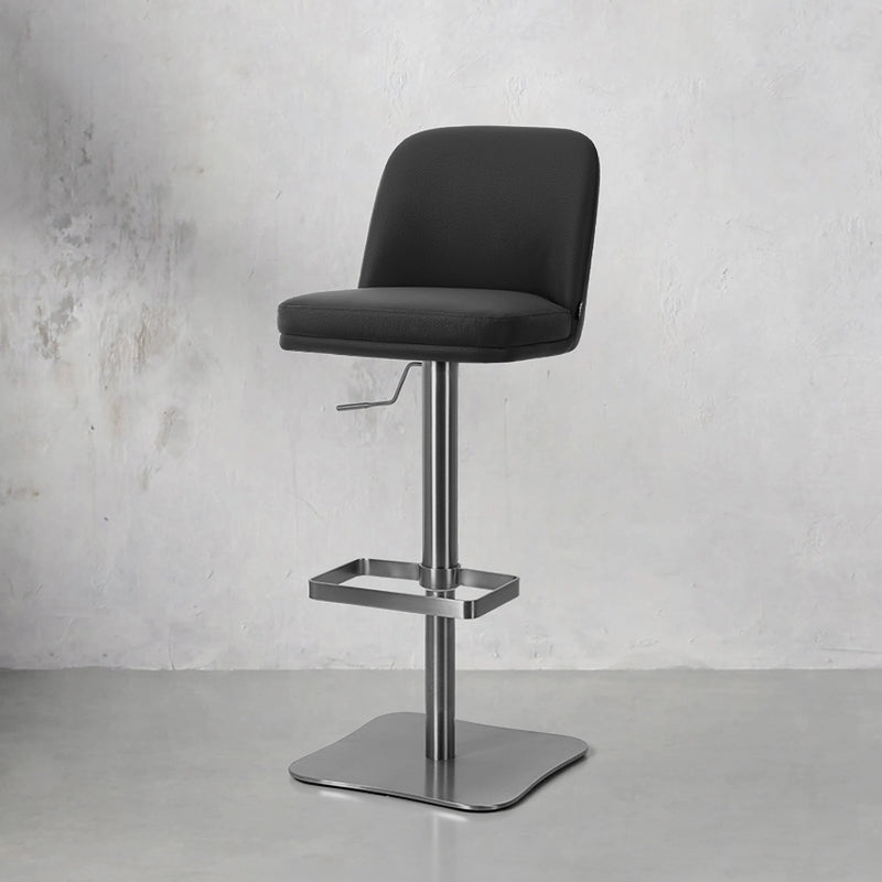Heduedmobel Meimei PU leather bar chair HD-7508 with padded seat and backrest, modern design, in a stylish indoor setting.