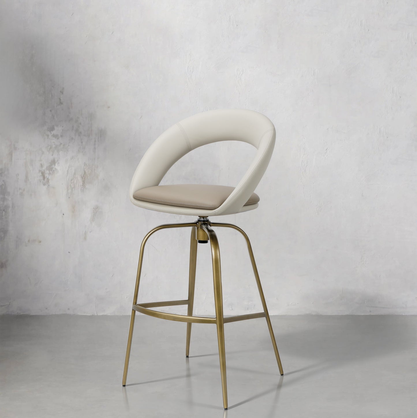 Meirou PU Leather HD-7371 bar chair with a sleek design and sturdy base, featuring a modern aesthetic.