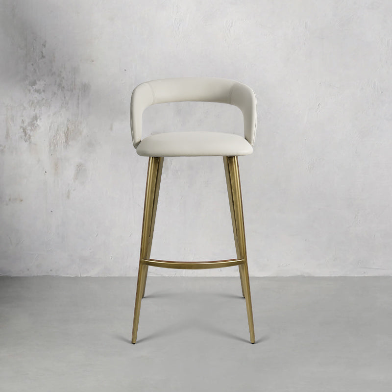 Meirou PU Leather HD-7333 bar chair in sleek design, featuring a comfortable seat and sturdy metal base.