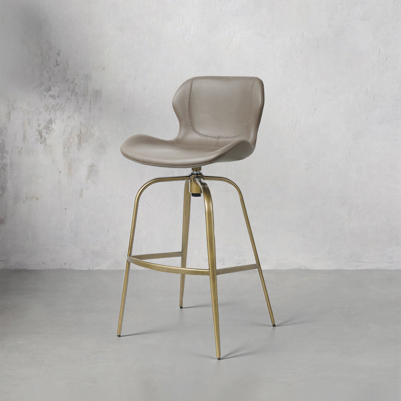 Embossed Cowhide HD-7287 bar chair featuring a stylish design and rich texture, perfect for modern interiors.