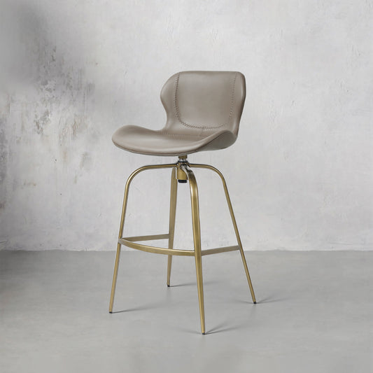 Embossed Cowhide HD-7287 bar chair featuring a stylish design and rich texture, perfect for modern interiors.