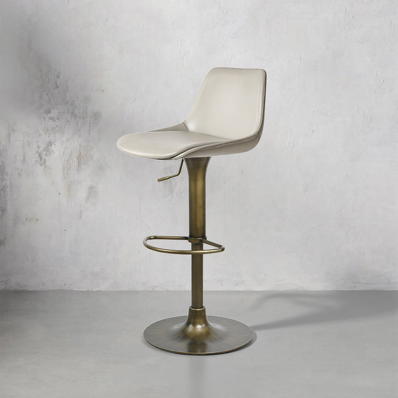 Heduedmobel Meirou PU leather bar chair HD-7719 with cushioned seat and modern design, shown in a stylish interior setting.