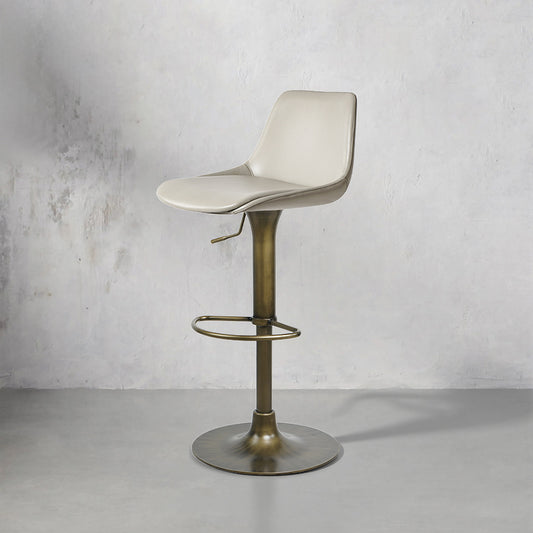 Heduedmobel Meirou PU leather bar chair HD-7719 with cushioned seat and modern design, shown in a stylish interior setting.