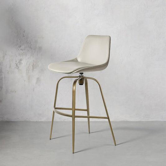 Heduedmobel HD-7723 Meirou PU leather bar chair with sleek design and padded seat, suitable for modern kitchen or bar area.