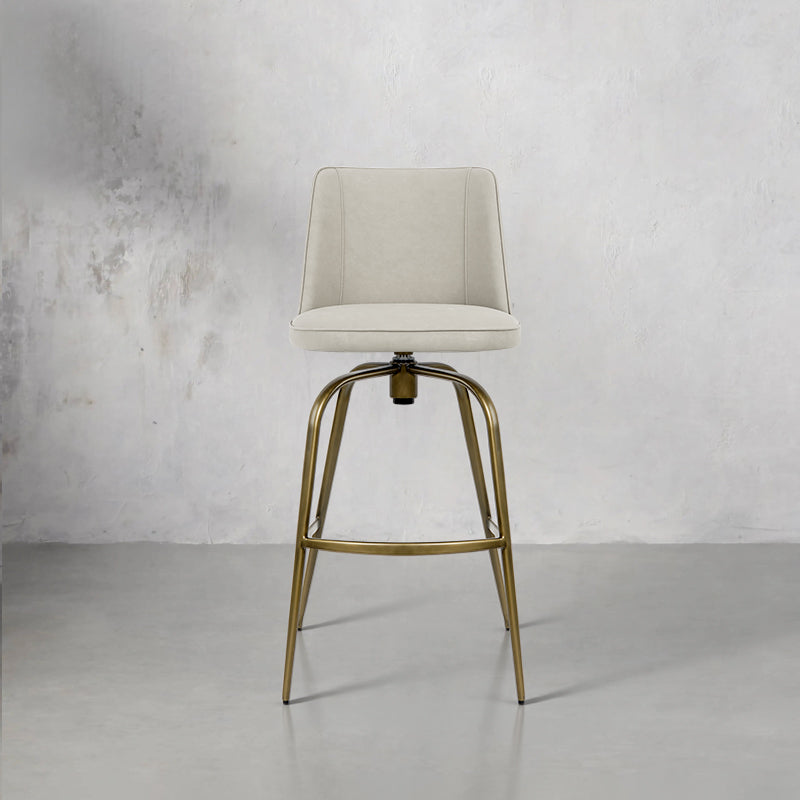 Heduedmobel Meibao PU leather bar chair HD-7678 with cushioned seat and backrest in a modern design.