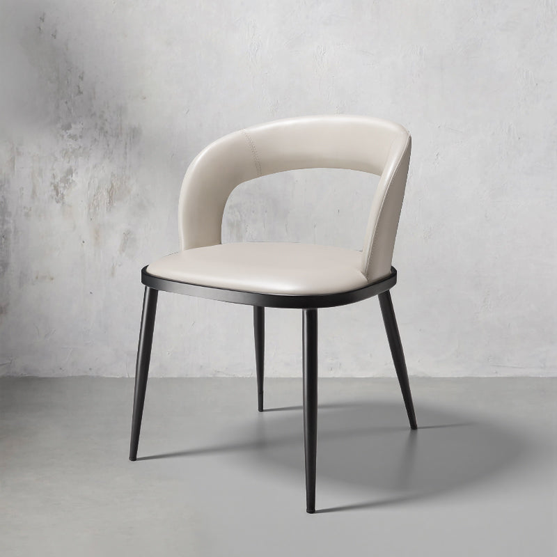 Plain-grain cowhide HD-5803 by Heduedmobel, showcasing a soft, textured leather in a neutral tone.