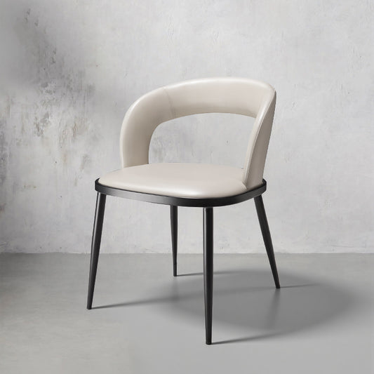 Plain-grain cowhide HD-5803 by Heduedmobel, showcasing a soft, textured leather in a neutral tone.