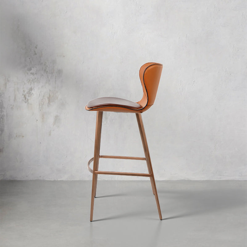 Oiled waxed cowhide HD-7359 by Heduen Möbel showcasing rich texture and deep color in a natural setting.