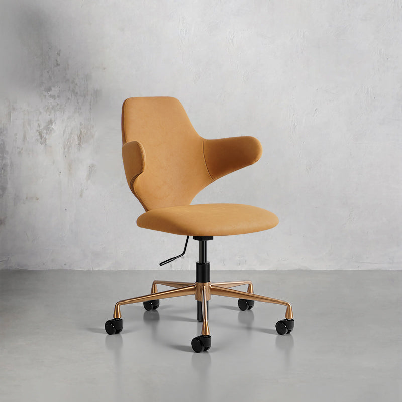 Meibao PU Leather HD-821 chair with sleek design and comfortable seating, showcasing rich texture and stylish appearance.