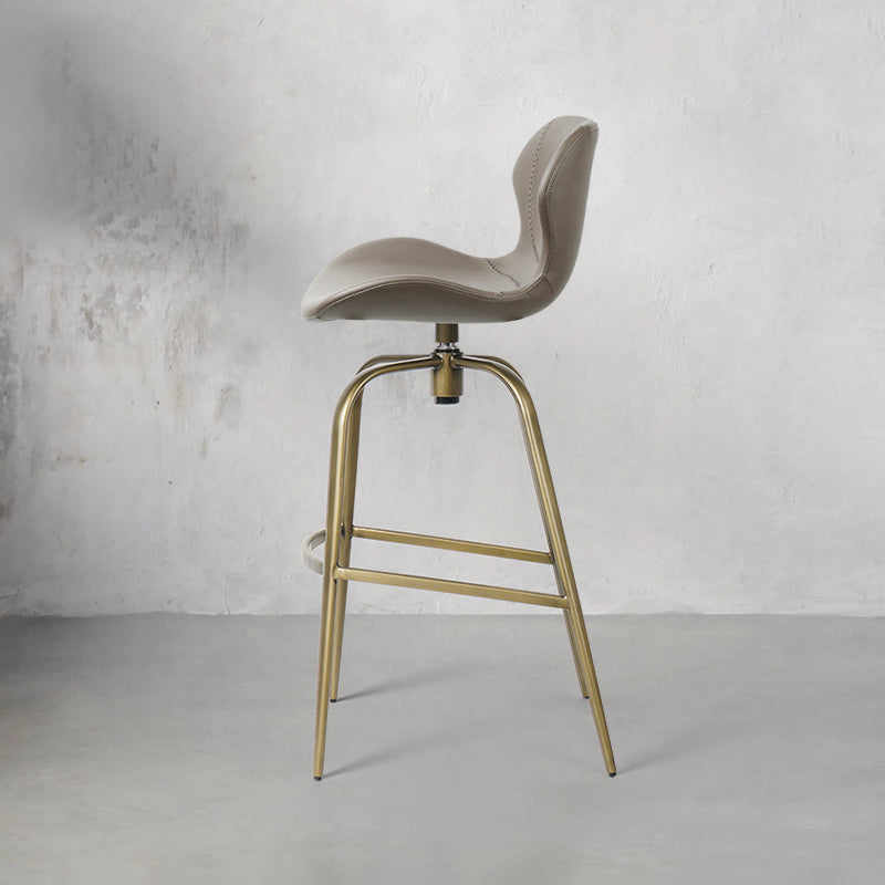 Embossed Cowhide HD-7287 bar chair with a stylish design and rich texture, perfect for modern interiors.
