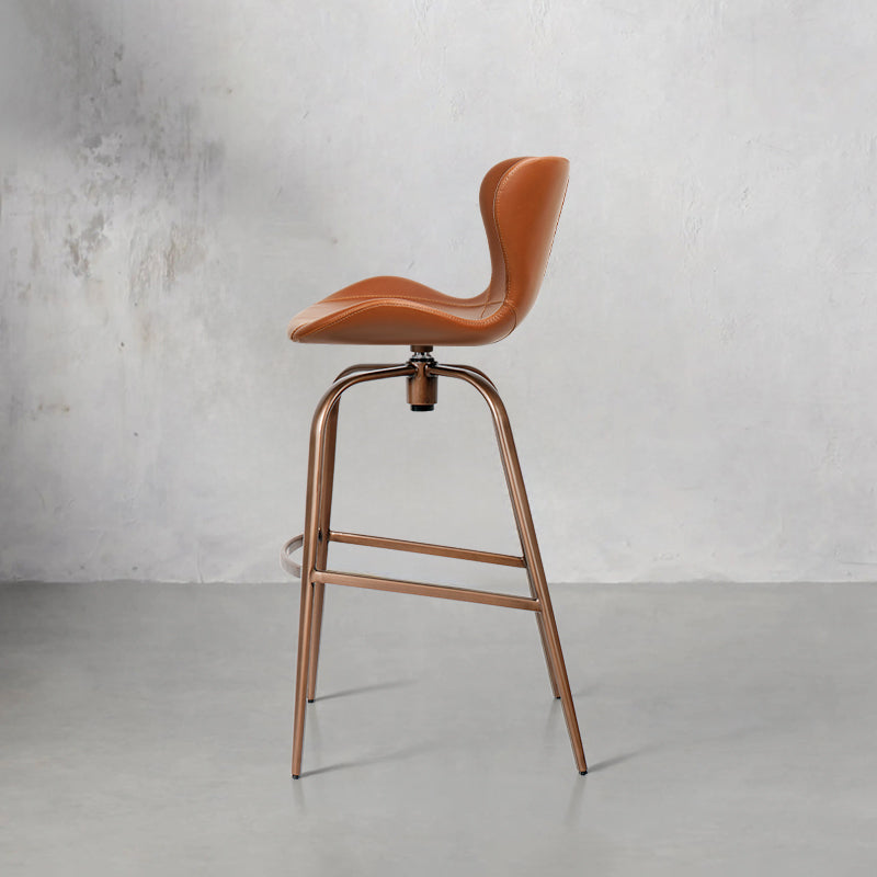 Meirou PU Leather HD-7329 bar chair in stylish design with comfortable cushioning and sleek metal legs.