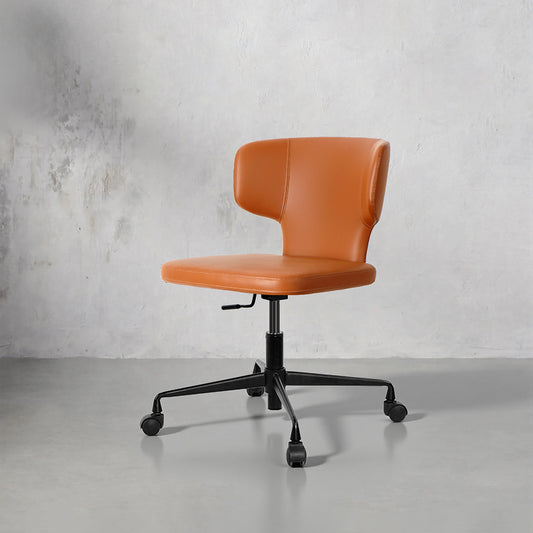 Meirou PU Leather HD-815 chair by Heduen Möbel, showcasing sleek design and rich texture in a stylish living space.