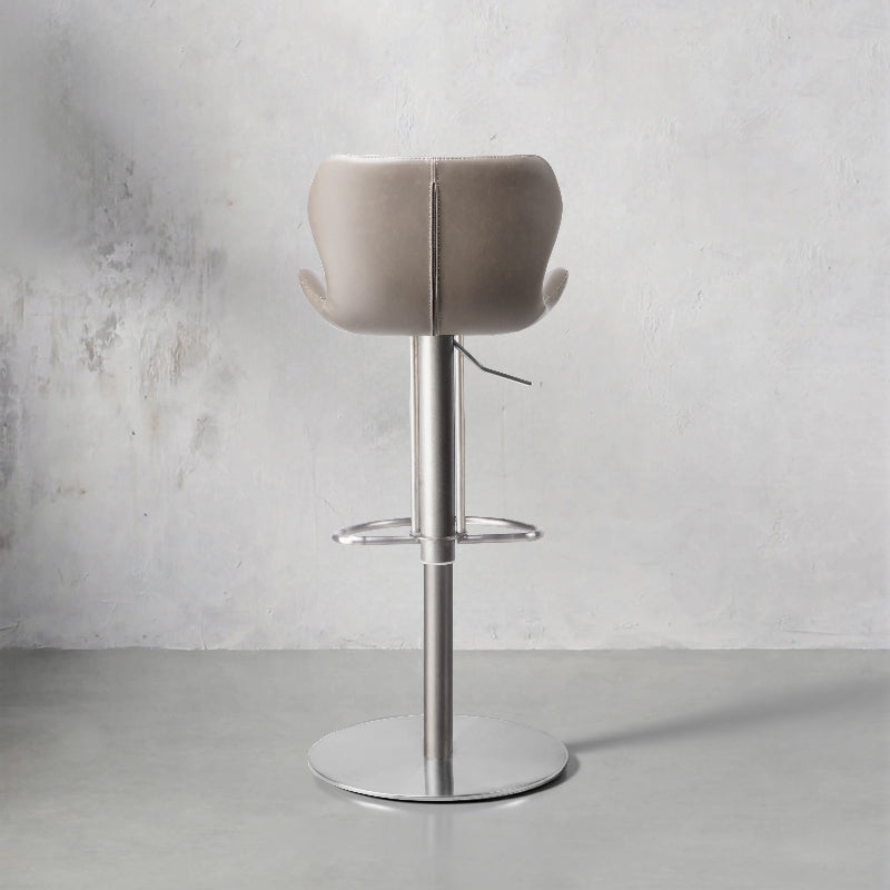Heduedmobel HD-730 bar chair in Crazy Horse PU leather with a sleek design and comfortable seating.