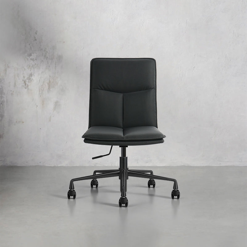 Meimei PU Leather HD-819 chair in black with sleek design and comfortable seating, perfect for modern interiors.