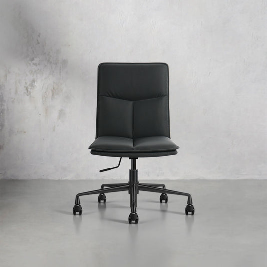 Meimei PU Leather HD-819 chair in black with sleek design and comfortable seating, perfect for modern interiors.