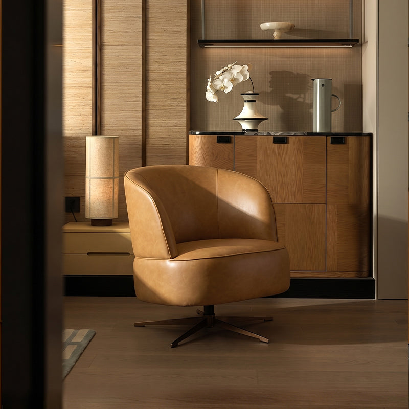 Huabao PU leather HD-9116 sofa with sleek design and beige upholstery, showcasing soft cushioning and modern style.