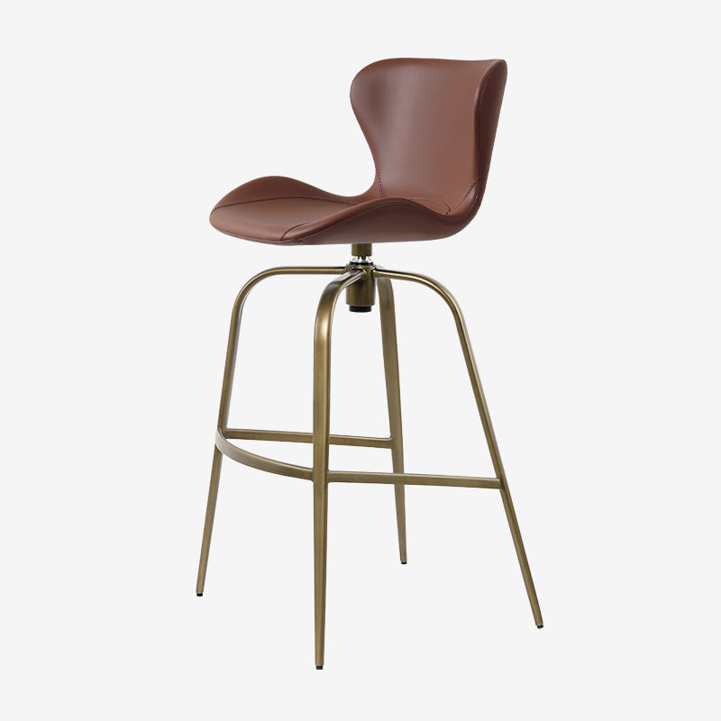 Meirou PU leather bar chair HD-7329 with sleek design and sturdy base in a modern setting.