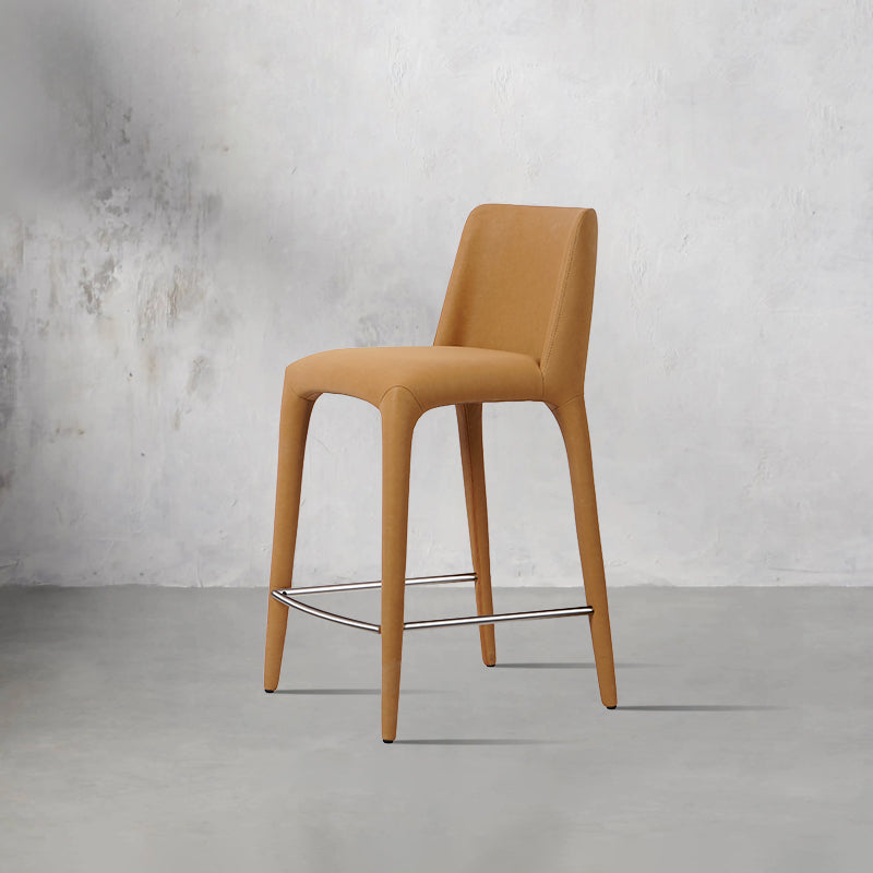 Meibao HD-7595 bar chair in stylish PU leather with a modern design and comfortable seating.