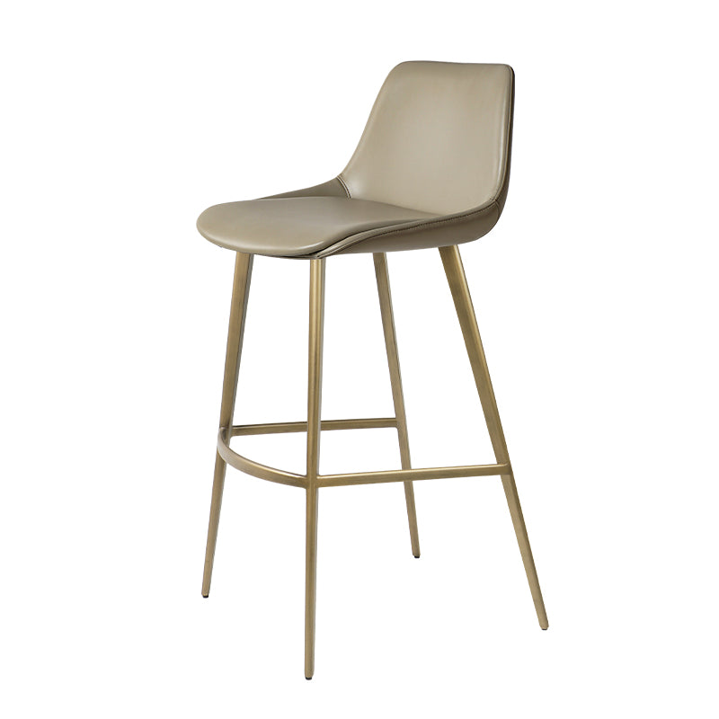 Heduedmobel Meirou PU Leather HD-7720 bar chair with cushioned seat and sleek modern design, black leather upholstery.