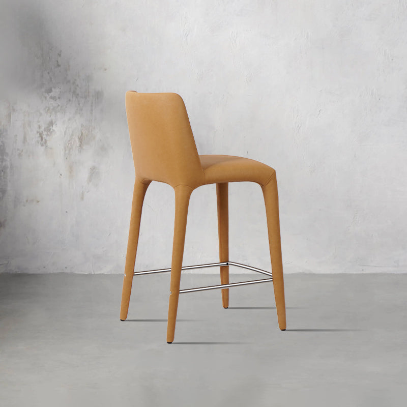 Meibao PU Leather HD-7595 bar chair with sleek design and comfortable cushioning in a modern setting.
