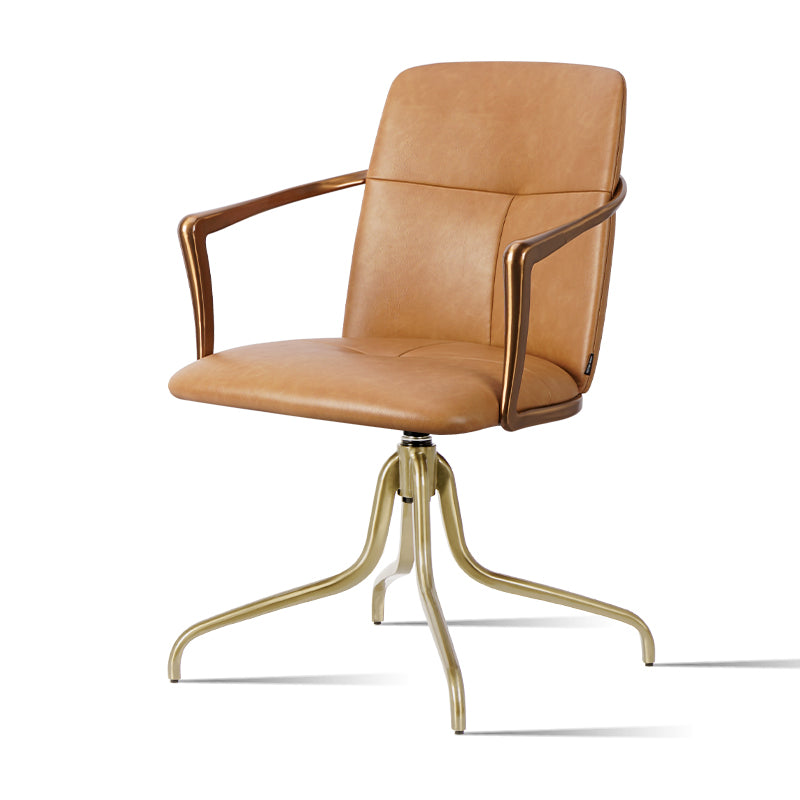 Heduedmobel leather leisure chair with Mohair, Huabao PU, and full grain leather in HD-9120 style, showcasing a stylish seating design.