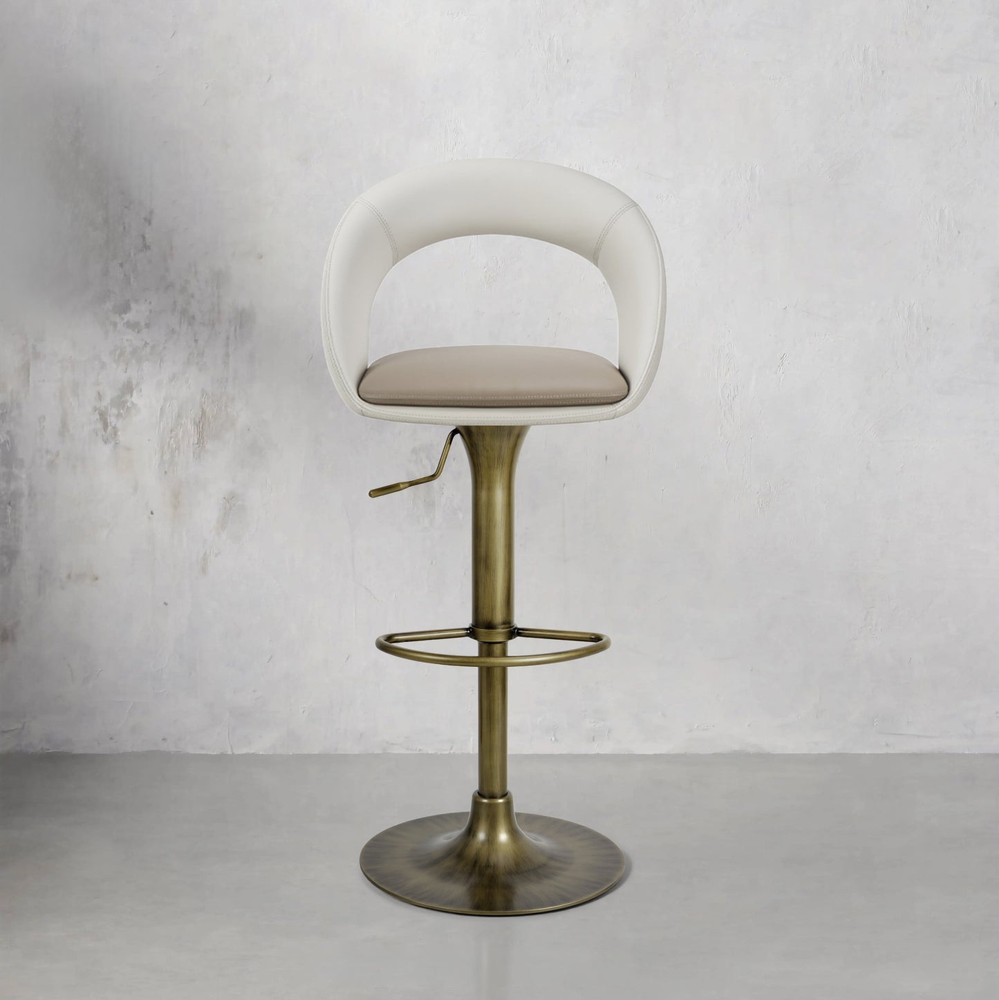 Meirou PU leather bar chair HD-7369 with sleek design and comfortable cushioning in a modern setting.