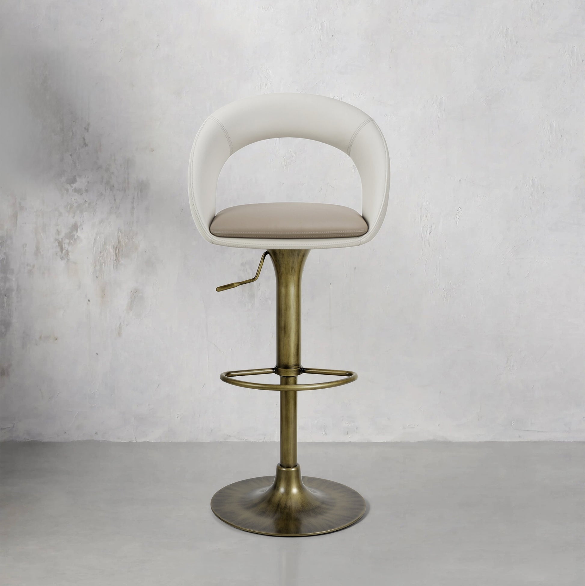 Meirou PU leather bar chair HD-7369 with sleek design and comfortable cushioning in a modern setting.