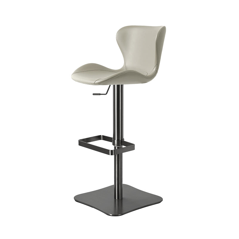 Heduedmobel HD-7667 Meirou PU Leather bar chair with a sleek design, featuring a padded seat and modern metal legs.