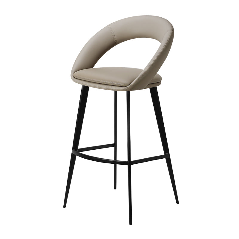 Heduedmobel Meirou PU leather bar chair HD-7370 with a modern design and cushioned seat, suitable for home or bar settings.