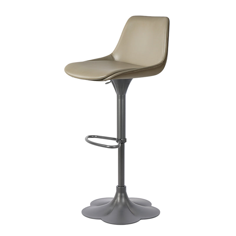 Heduedmobel Meirou PU Leather HD-7730 bar chair with sleek black upholstery and modern design, suitable for kitchen or bar areas.