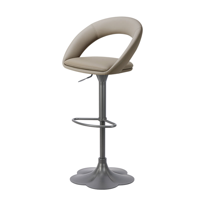 Bar chair in PU leather with a sleek design, featuring the Meirou HD-7732 style by Heduedmobel.