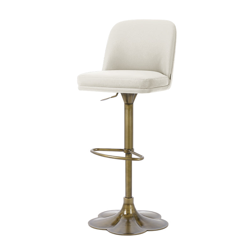 Heduedmobel Meimei PU leather bar chair HD-7589 with cushioned seat and backrest, black finish, modern design for bar counter seating.