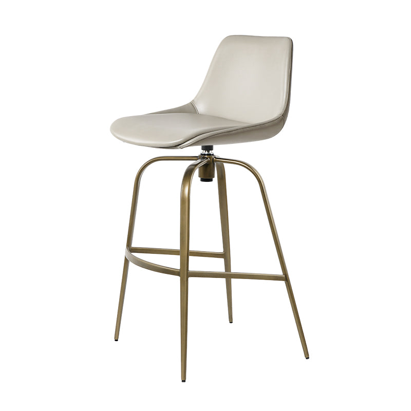 Heduedmobel Meirou PU leather bar chair HD-7723 with modern design, black upholstery, and sturdy metal frame.
