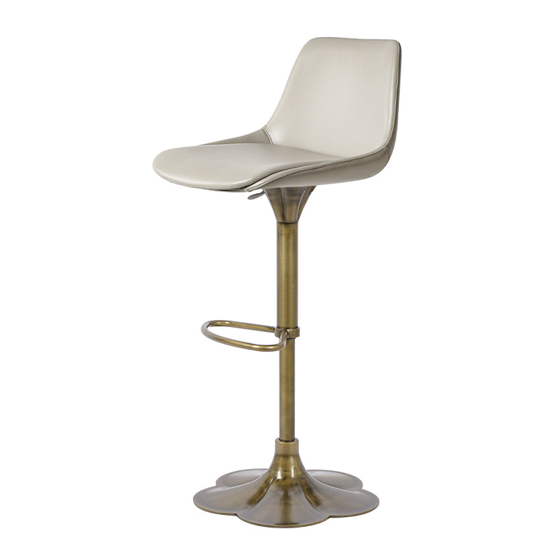 Heduedmobel Meirou PU leather bar chair HD-7730 with cushioned seat and sleek design for modern bar or kitchen setting.