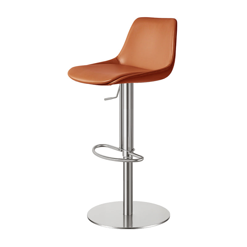 Heduedmobel store Meirou PU Leather HD-7603 bar chair with sleek design, black upholstery, and modern metal frame.
