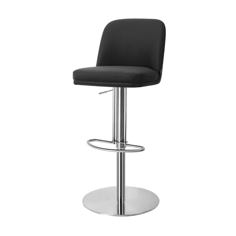 Heduedmobel Meimei PU leather bar chair HD-7765 with a sleek design and cushioned seat, suitable for modern bar or kitchen setups.