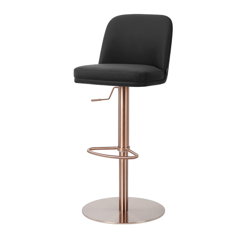 Heduedmobel Meimei PU leather bar chair HD-7507 with padded seat and backrest, modern design, in a stylish bar setting.