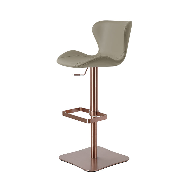 Heduedmobel HD-7667 Meirou PU leather bar chair with sleek design and sturdy metal legs, suitable for modern bar or kitchen setting.