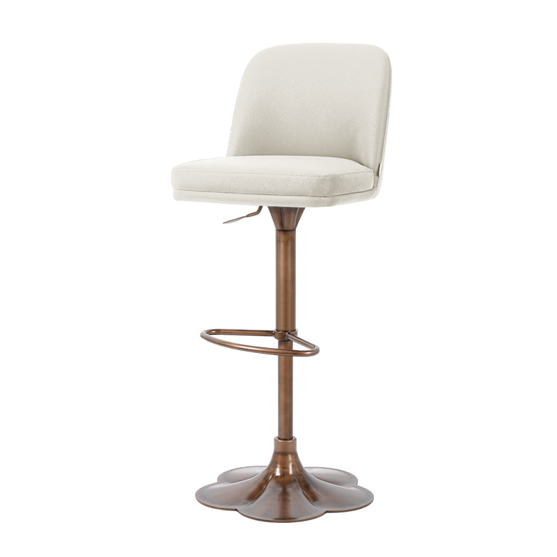 Heduedmobel Meimei PU leather bar chair HD-7589 with a sleek design, cushioned seat, and sturdy metal legs for modern bar settings.
