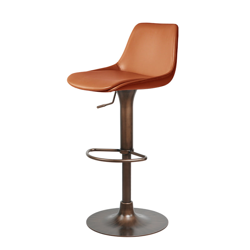 Heduedmobel Meirou PU Leather HD-7719 bar chair with modern design and cushioned seat in a sleek black finish.