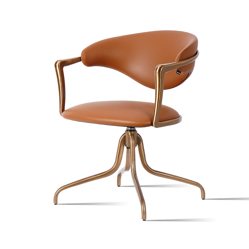 Heduedmobel HD-9118 leisure chair with PU leather and plain-grain cowhide upholstery, modern design with cushioned seat and backrest.