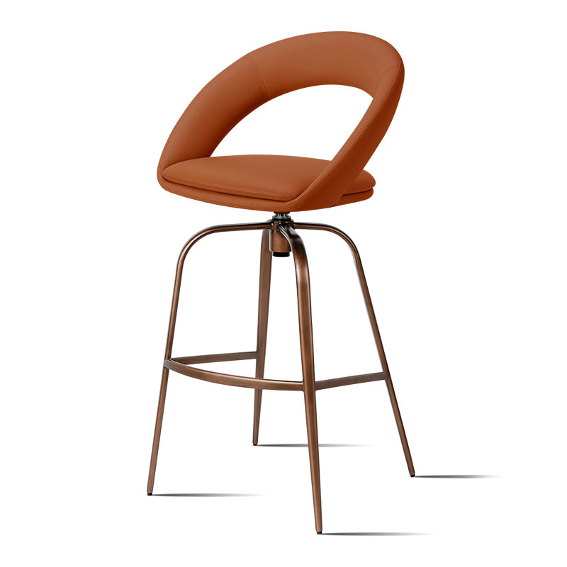 Meirou PU Leather HD-7371 bar chair in sleek design with padded seat and backrest, perfect for modern decor.