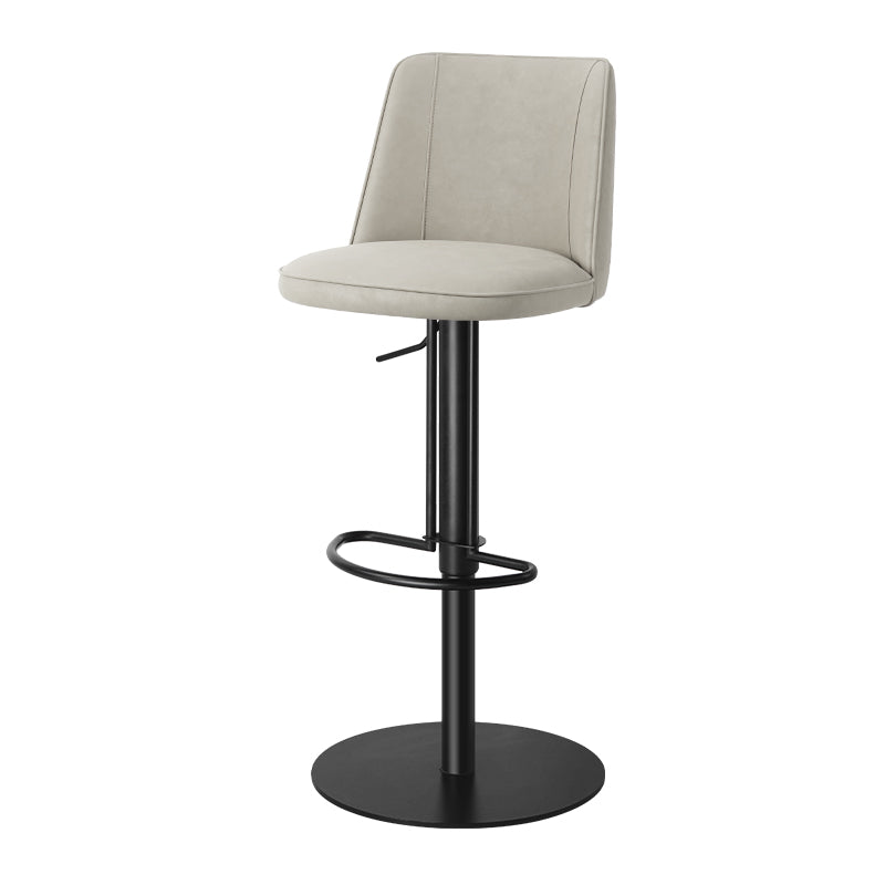 Meibao PU leather bar chair HD-7717 with cushioned seat and backrest, modern design, in a stylish setting.