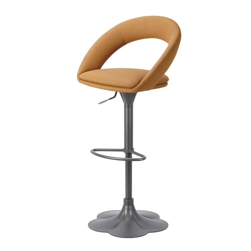 Heduedmobel HD-7732 Meirou PU Leather bar chair with sleek design, cushioned seat, and sturdy metal legs for modern interiors.