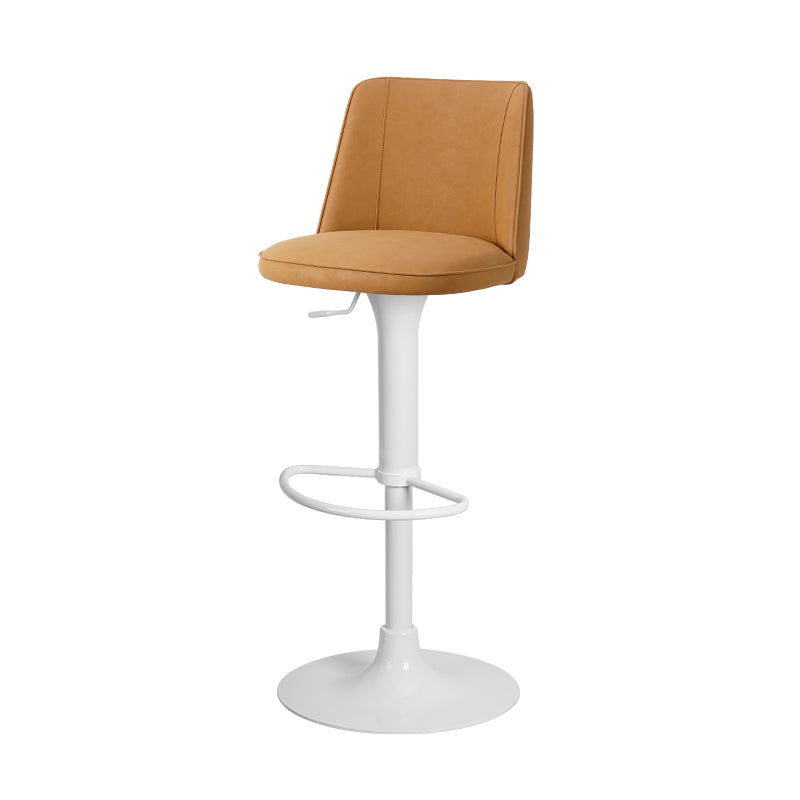Heduedmobel Meibao PU Leather bar chair HD-7676 with cushioned seat and backrest, modern black design for home or bar seating