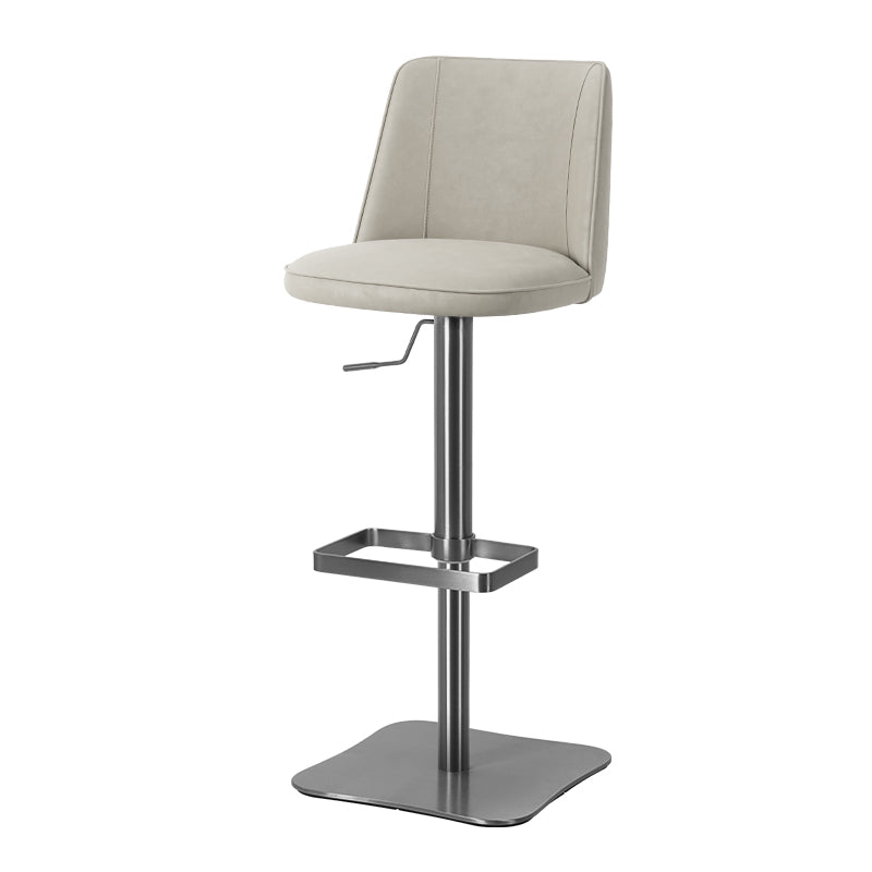 Meibao PU Leather HD-7679 bar chair with cushioned seat and backrest, featuring sleek black design and modern style.